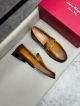 Ferragamo Man Brown Calfskin Business Leather Shoes 0428106 (2)_th.jpg